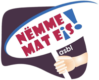 Logo: Nëmme mat eis